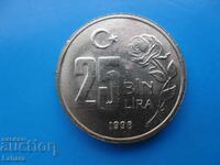 25000 лири 1998 г. Турция