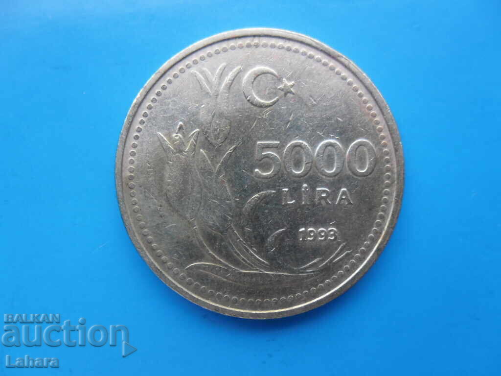 5000 lire 1993 Turcia