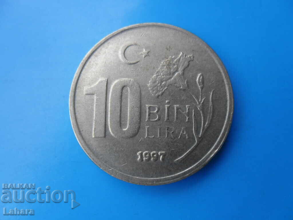 10000 лири 1997 г. Турция 10000 лири 1997 г. Турция