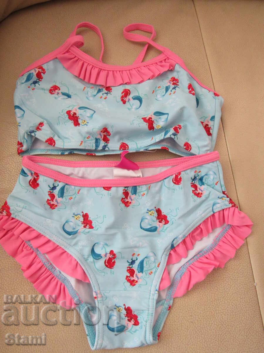 Girls' Disney Princess Swimsuit, size 110/116 with price 12.00 BGN | € 6.14