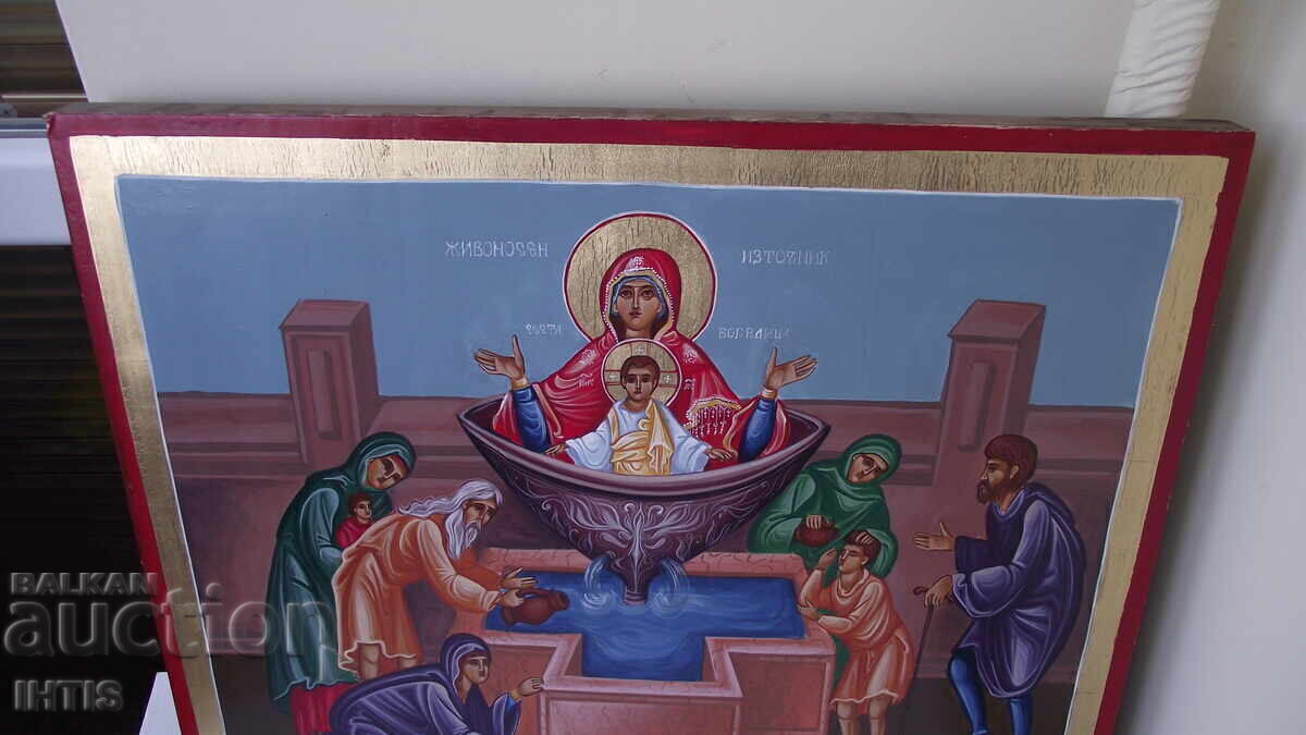 ΕΙΚΟΝΑ - ΕΙΚΟΝΑ, Ζωγραφισμένη - Παναγία και Ιησούς Χριστός με τιμή € 1022.58 | 1999.99 BGN