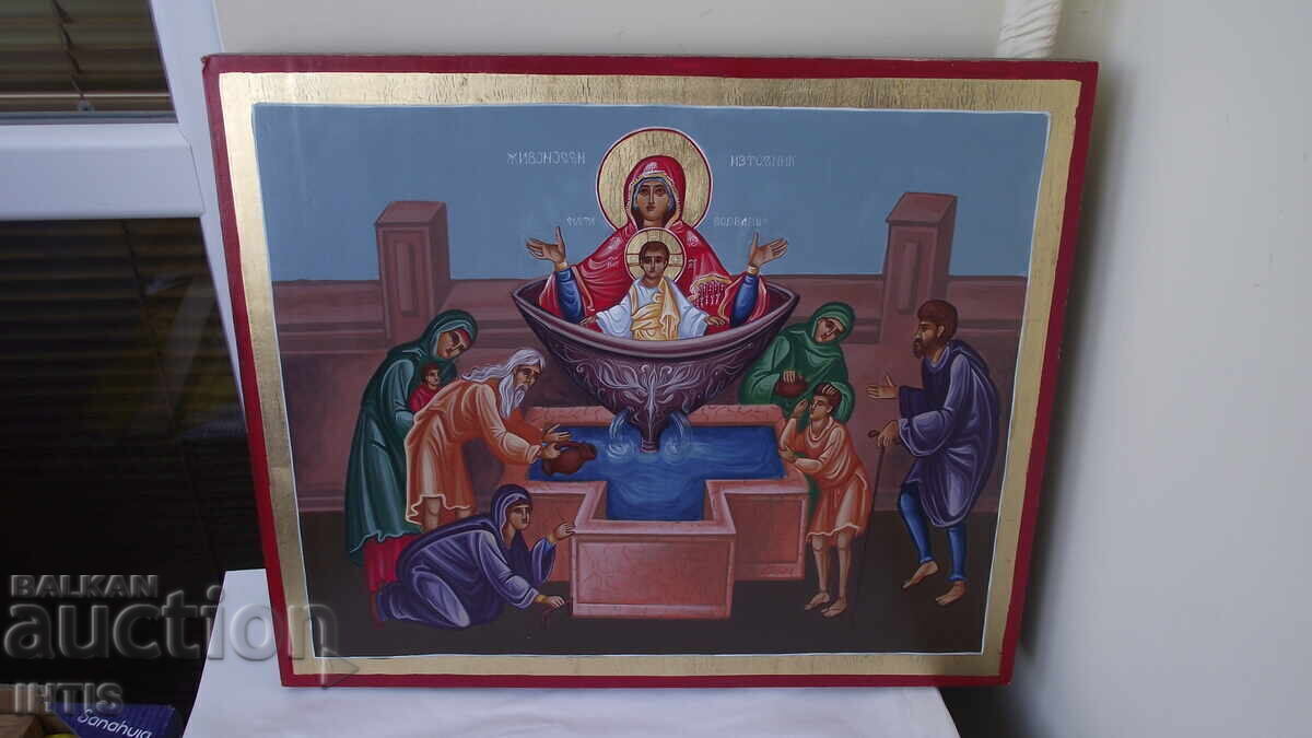 ΕΙΚΟΝΑ - ΕΙΚΟΝΑ, Ζωγραφισμένη - Παναγία και Ιησούς Χριστός