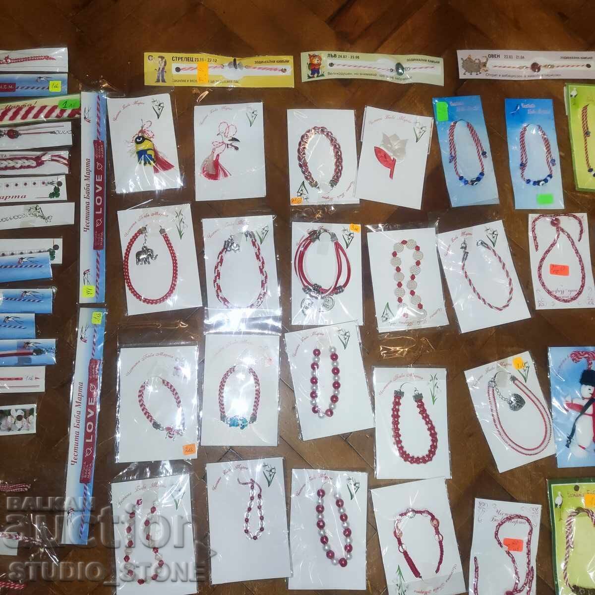 Auction  150 pieces of Martenitsi, high class, many models and in packaging