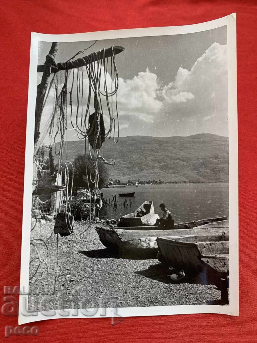 Ψαράς της λίμνης Οχρίδας 40 ετών, φωτογράφος Ντιμίταρ Κατσεφ