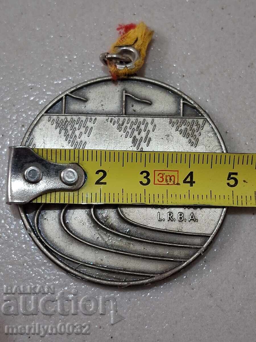 Χάλκινο βελγικό μετάλλιο πλακέτα σήμα 1989 έτος με τιμή 25.00 BGN | € 12.78