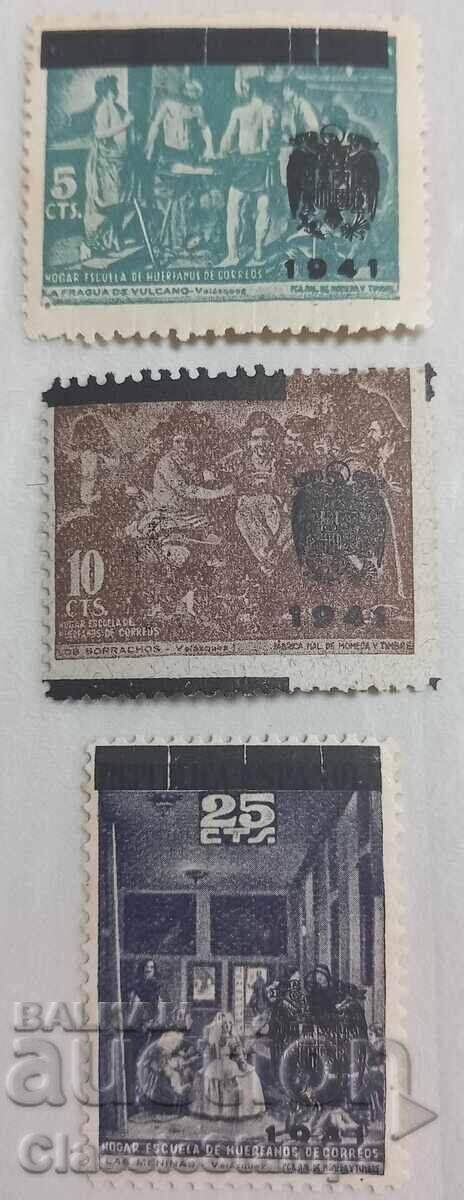 Καθαρές γραμματόσημες Ισπανίας 1941