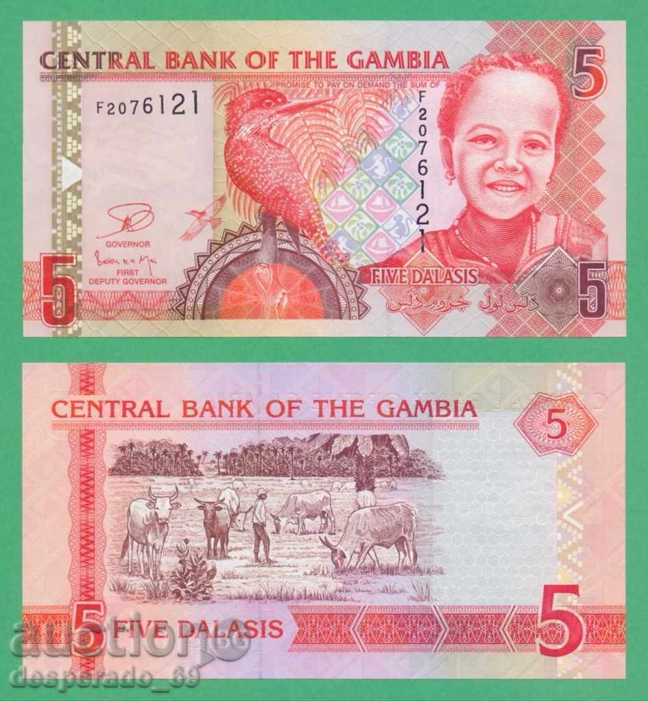 (¯`'•.¸ GAMBIA 5 Dallas 2013 UNC ¸.•'´¯) (¯`'•.¸ GAMBIA 5 Dallas 2013 UNC ¸.•'´¯)