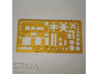 Șablon Vechi rOtring pentru Mobilier Arhitectură 853 783 #6076