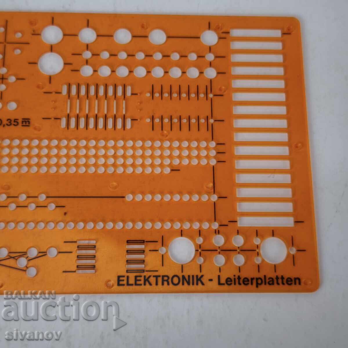 Livrarea Star shablon za elektrotehnika Standardgraph No 3360 #6078 Livrarea Star shablon za elektrotehnika Standardgraph No 3360 #6078