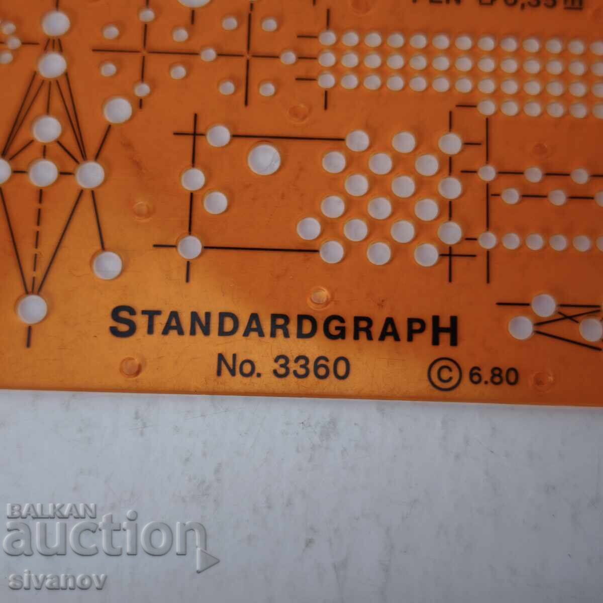 Star shablon za elektrotehnika Standardgraph No 3360 #6078 - 5 Star shablon za elektrotehnika Standardgraph No 3360 #6078 - 5