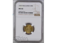 50 Stotinki 1937 MS66