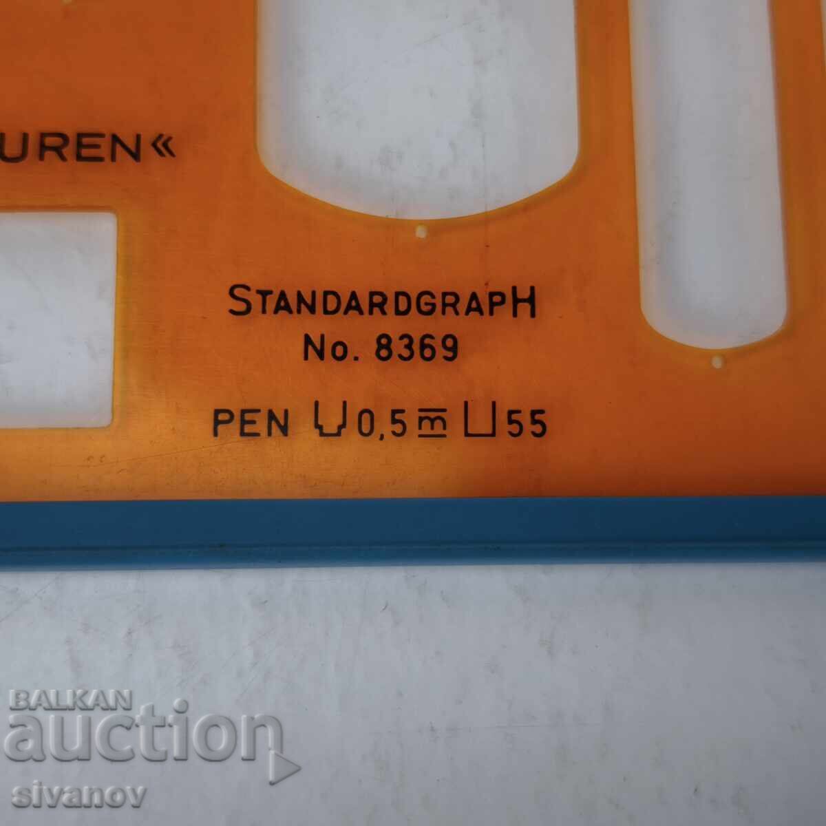 Livrarea Șablon Standardgraph nr. 8369 Șablon chimic "Tehnic #6080" Livrarea Șablon Standardgraph nr. 8369 Șablon chimic "Tehnic #6080"