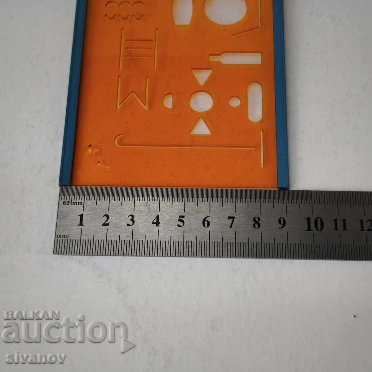 Șablon Standardgraph nr. 8369 Șablon chimic "Tehnic #6080" - 7 Șablon Standardgraph nr. 8369 Șablon chimic "Tehnic #6080" - 7