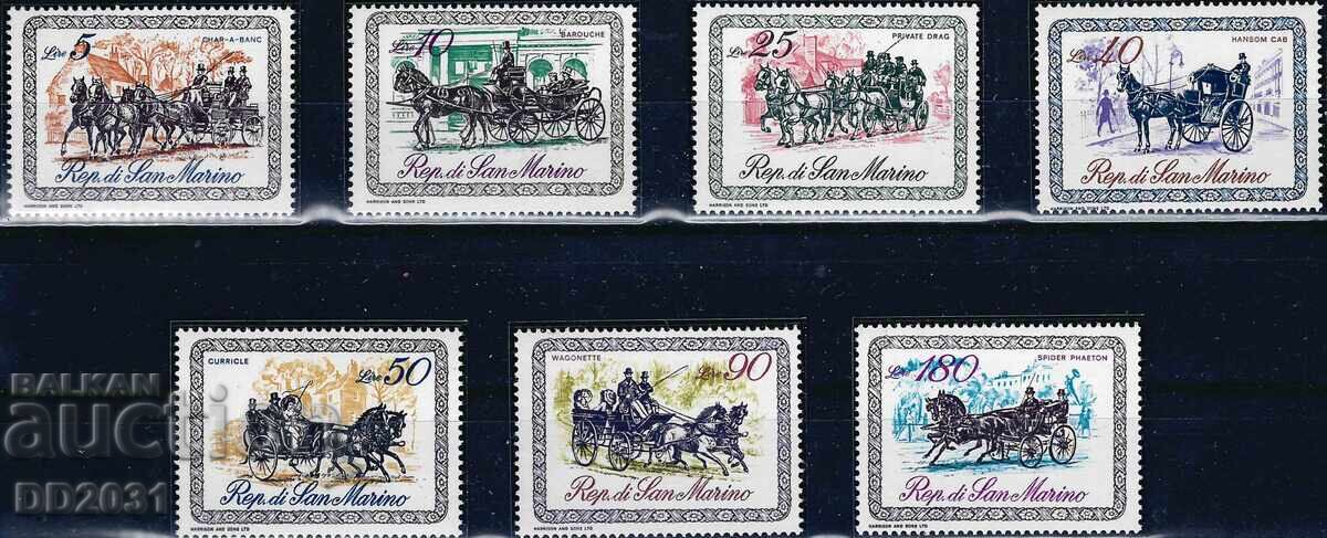 Сан Марино 1969 - файтони MNH