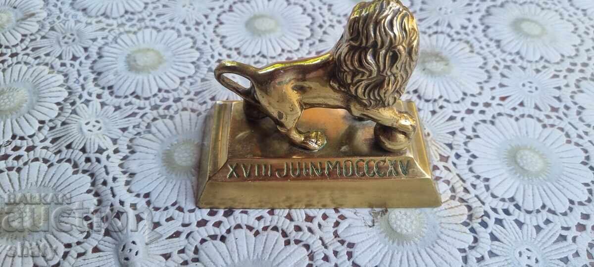 Μασίφ χάλκινο άγαλμα. Λιοντάρι - 5