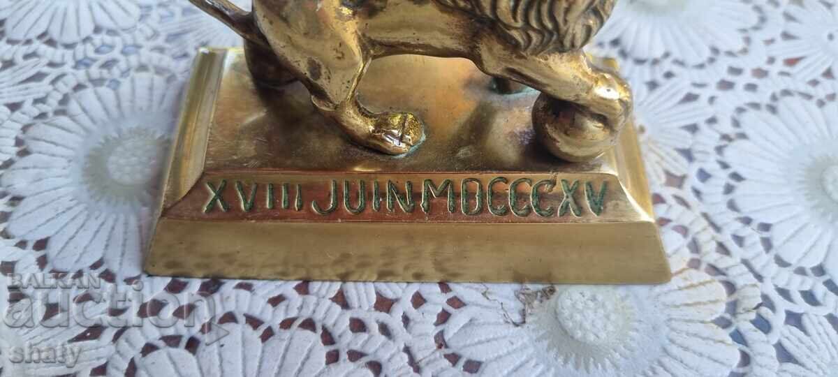 Μασίφ χάλκινο άγαλμα. Λιοντάρι - 6