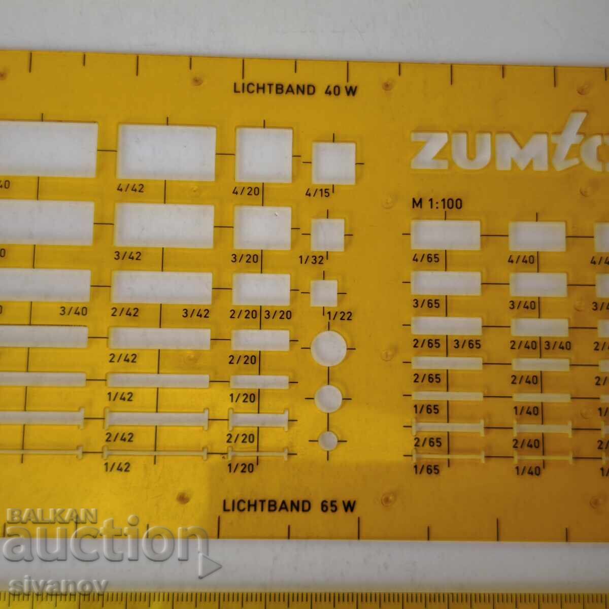 Old Zumtobel templates for drawing lighting strips #6081 - 5
