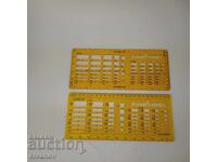 Șabloane Zumtobel vechi pentru trasarea benzilor luminoase #6081