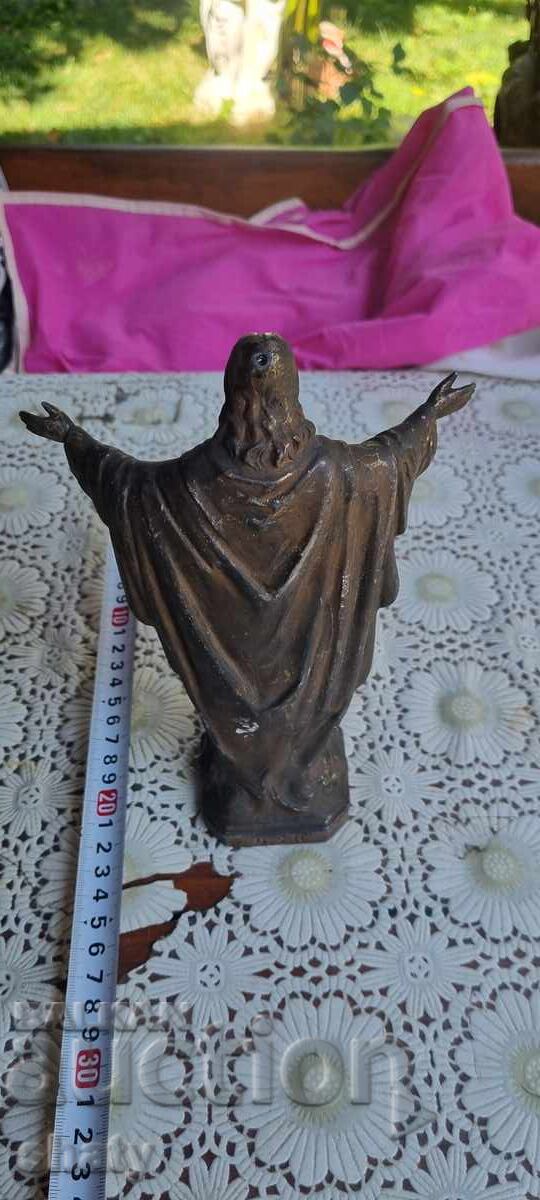 Sculptură metalică. Figură Isus - 5