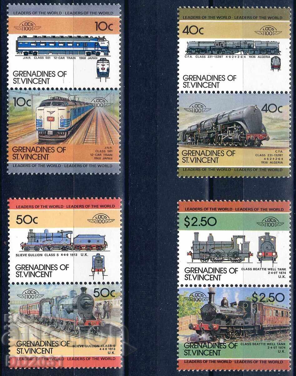 Saint Vincent and the Grenadines 1985 - Leaders of the World 4 MNH Saint Vincent and the Grenadines 1985 - Leaders of the World 4 MNH