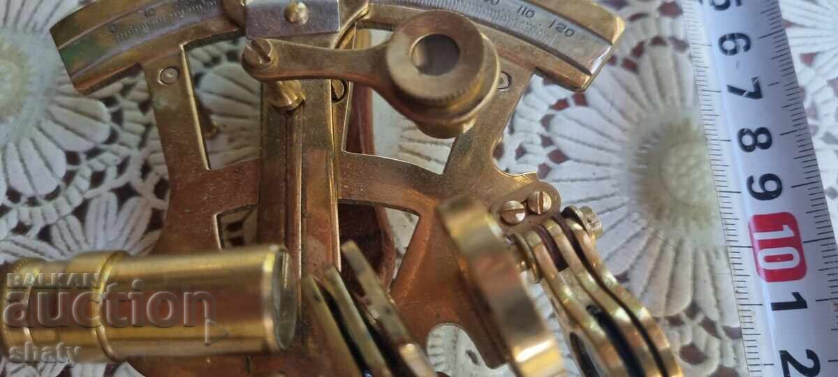 Sextant de bronz marin - 5