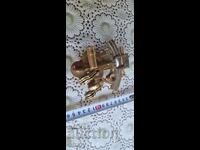 Sextant de bronz marin