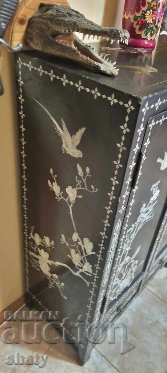 Japanese cabinet with mother-of-pearl ornaments with price € 347.68 | 680.00 BGN