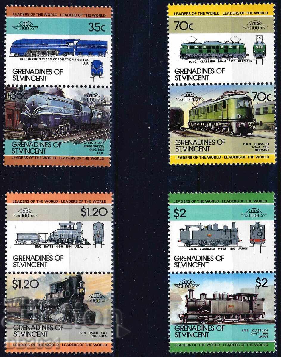 Σαιντ Βινσέντ και Γρεναδίνες 1985 - Leaders of the World 5 MNH