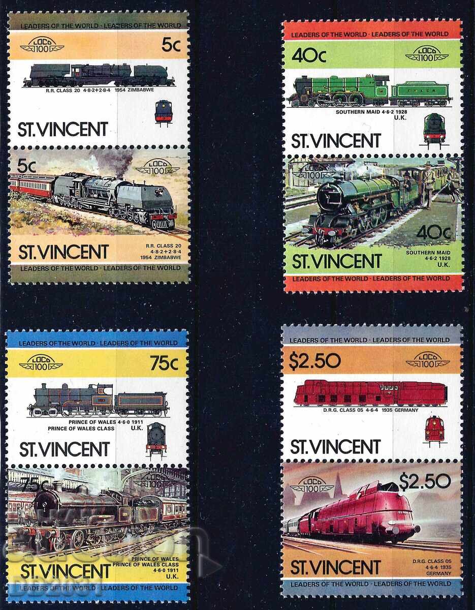 Saint Vincent 1984 - Leaders of the World 3 MNH Saint Vincent 1984 - Leaders of the World 3 MNH