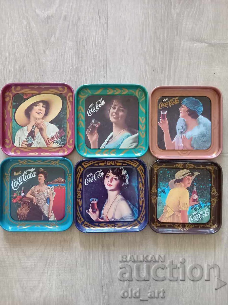 Collectible Coca-Cola Metal Coasters