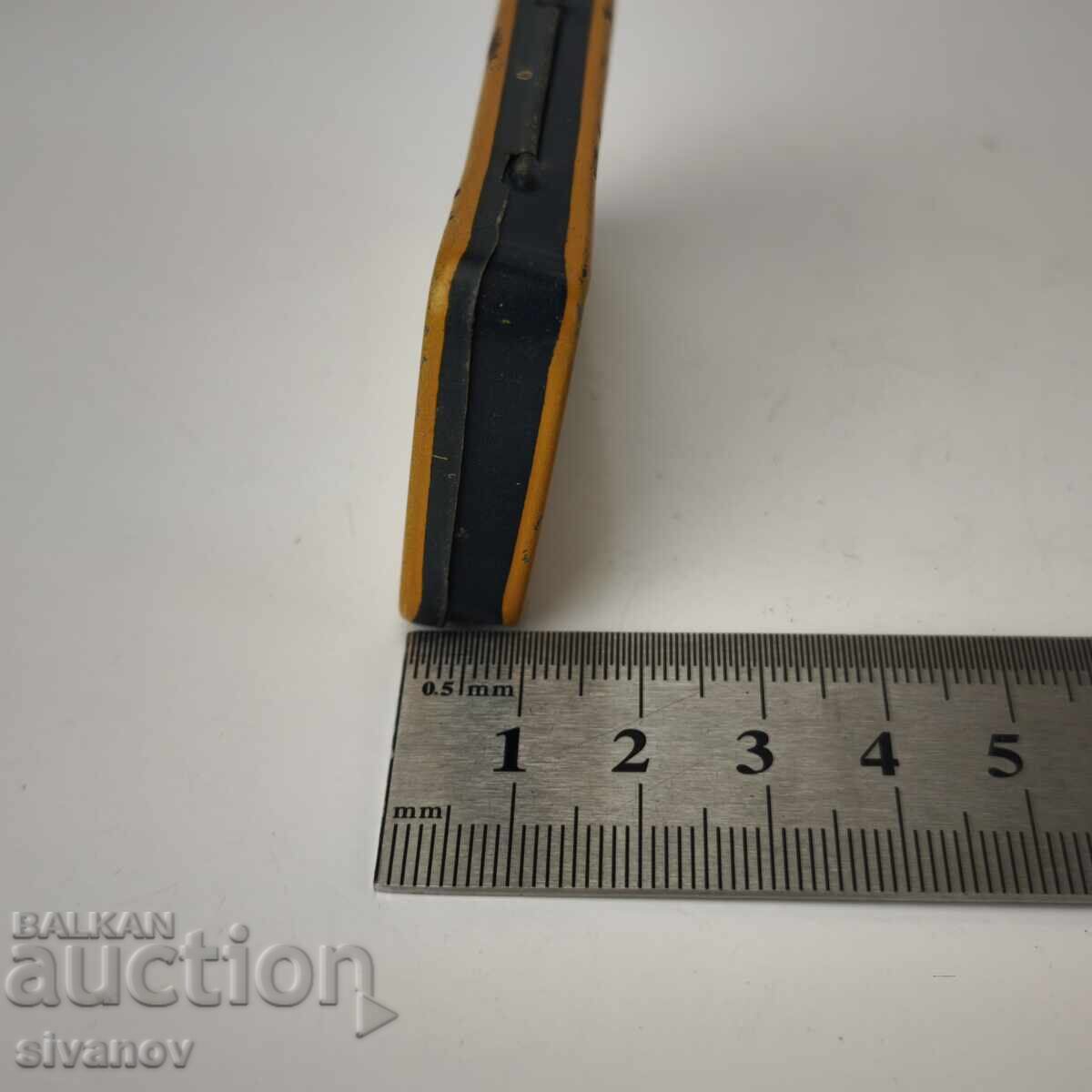 Cutie metalică veche de medicament Panflavin de la BAYER #6083 - 7