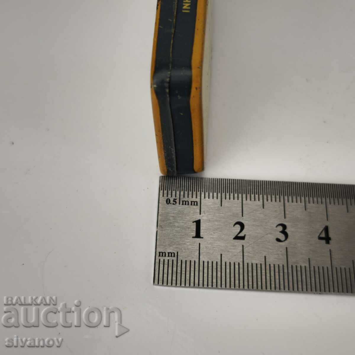 Cutie metalică veche pentru medicament Panflavin de BAYER #6084 - 7