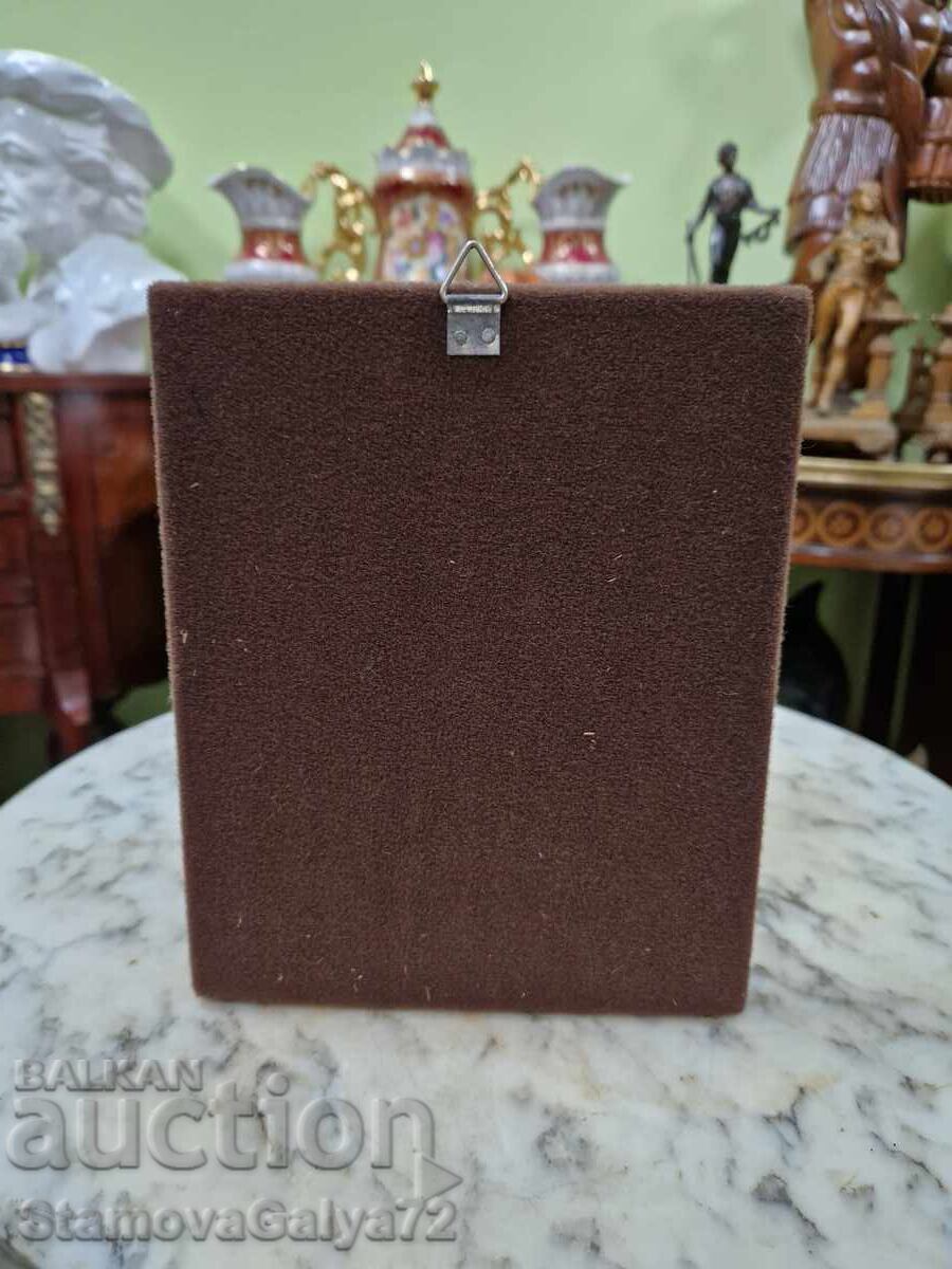 Antique Russian icon with enamel - 7