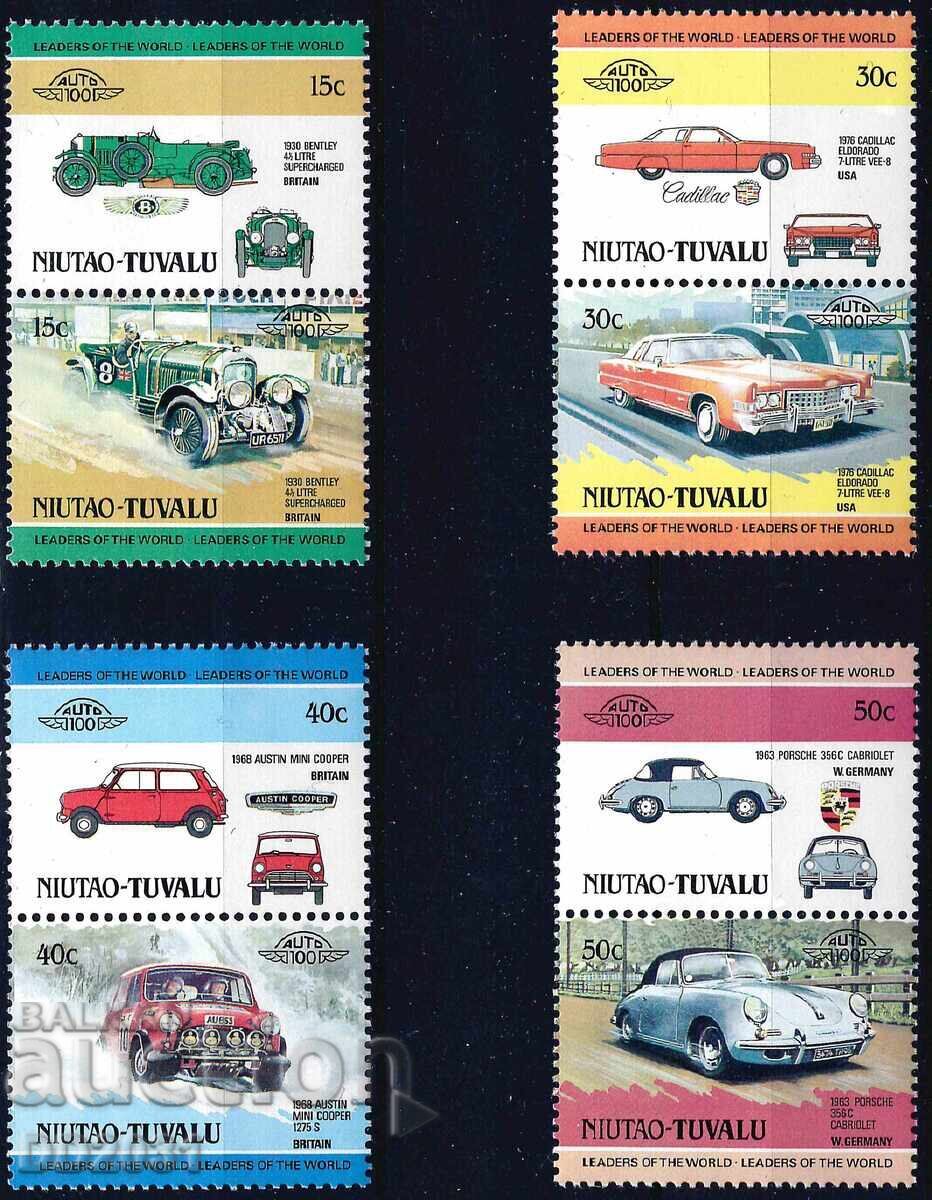 Tuvalu/Niutao/1984 - Cars Leaders of the World 1 MNH