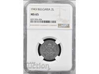 2 lei 1943 MS65