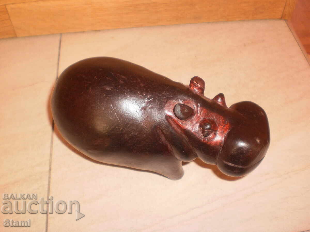 Φιγούρα ιπποπόταμου από τικ, Ζιμπάμπουε - 5