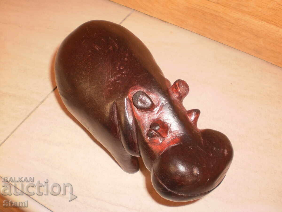 Φιγούρα ιπποπόταμου από τικ, Ζιμπάμπουε - 6