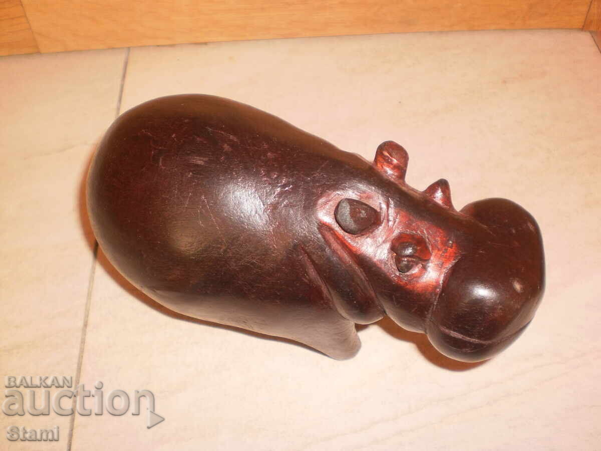 Φιγούρα ιπποπόταμου από τικ, Ζιμπάμπουε - 7