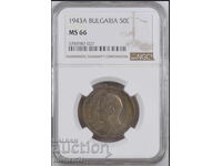50 Leva 1943 MS66