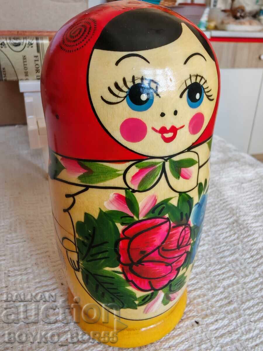 Livrarea Șase Păpuși Rusești Soc USSR Matrioșka Anii 1980 Livrarea Șase Păpuși Rusești Soc USSR Matrioșka Anii 1980