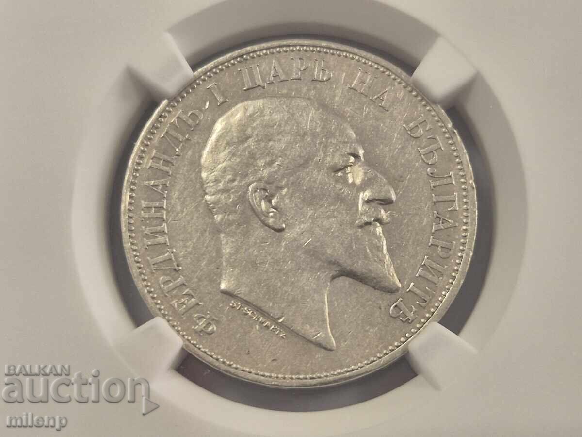 NGC AU cleaned 2 Leva 1910 - 5 NGC AU cleaned 2 Leva 1910 - 5