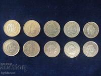 10x 1 холандски гулден 1967-1980