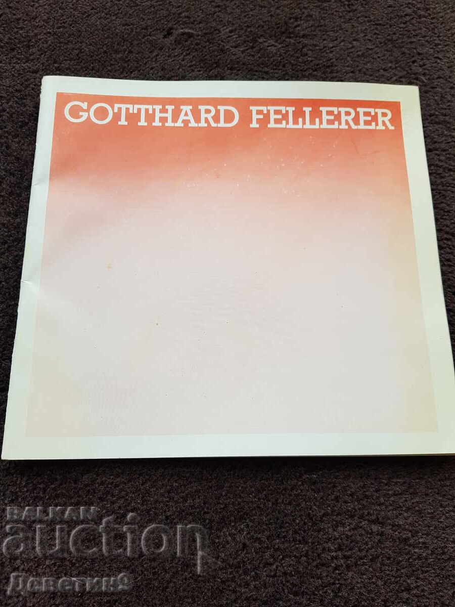 Gotthard Fellerer - Каталог 1977 г. Gotthard Fellerer - Каталог 1977 г.