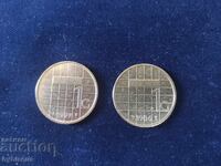 2x 1 gulden olandez 1986-1997