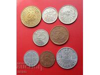 Mixed lot of 8 coins