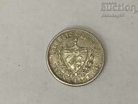 Κούβα 20 σεντάβος 1949 - Ασήμι 0.900