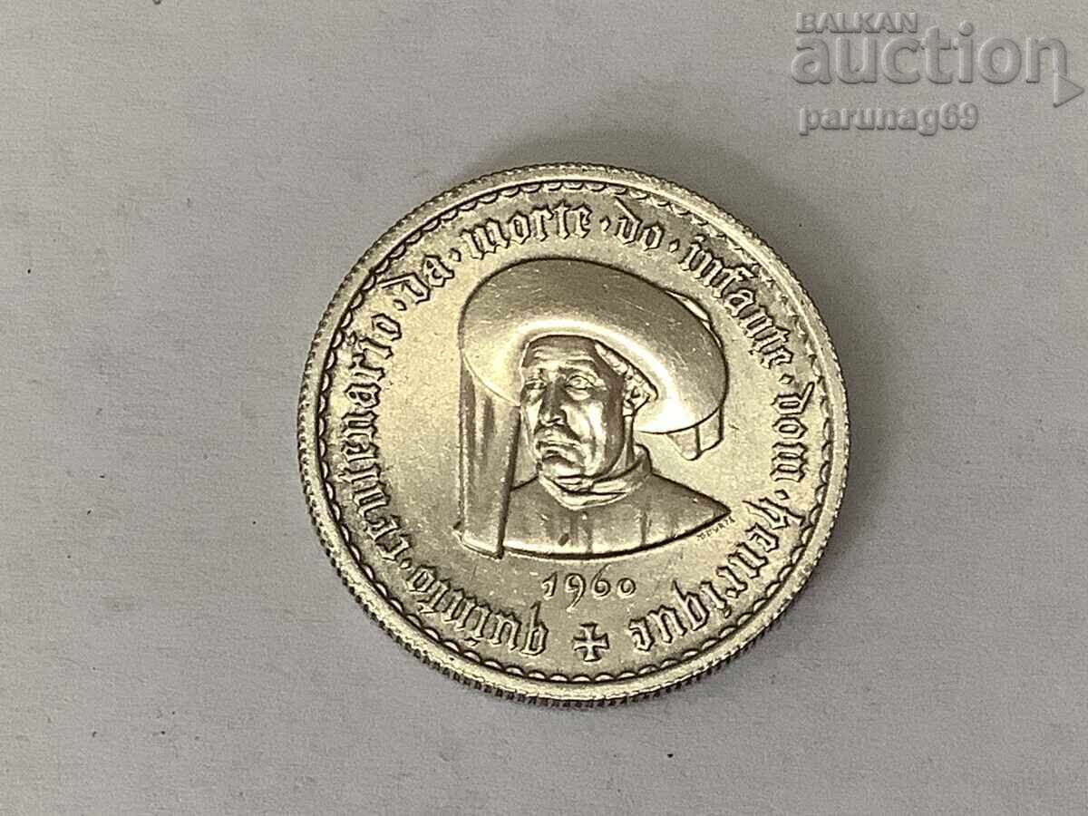 Portugal 5 Escudos 1960 - Silver 0.650 with price 17.50 BGN | € 8.95