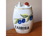 Pahar ceramică de Troiană cu prune