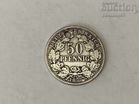 Germania 50 pfennig 1877 A - Argint 0.835