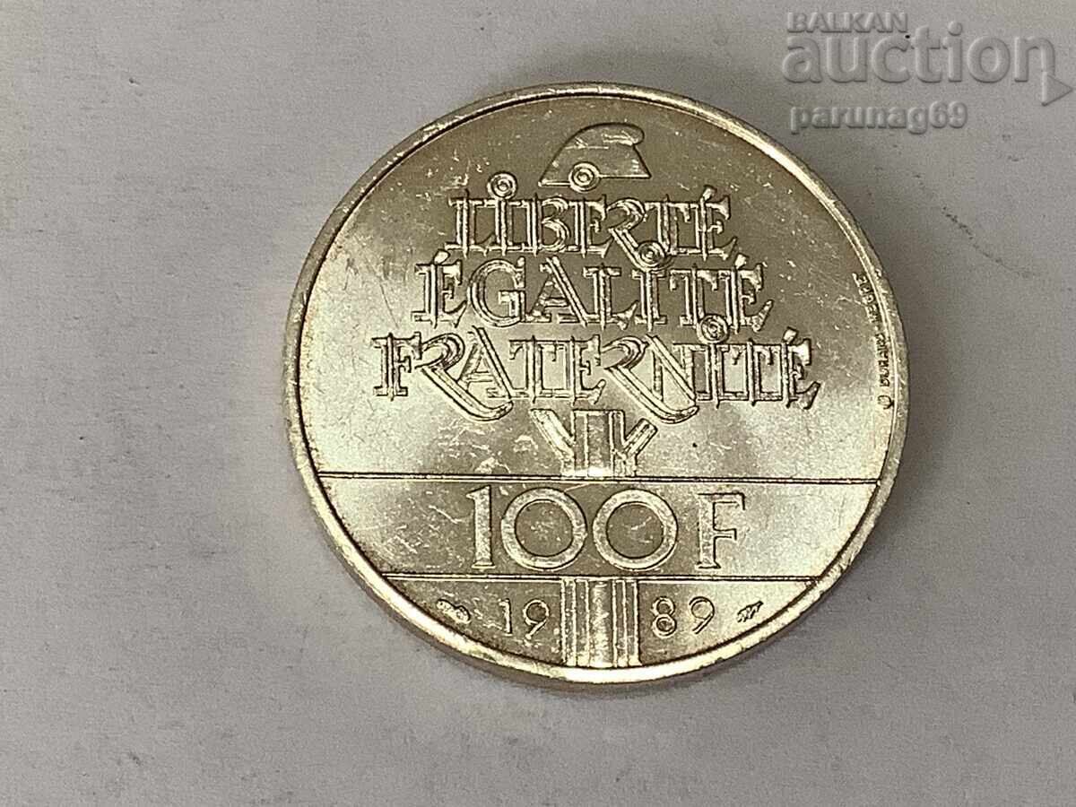 France 100 Francs 1989 - Silver 0.900 with price 40.00 BGN | € 20.45 France 100 Francs 1989 - Silver 0.900 with price 40.00 BGN | € 20.45